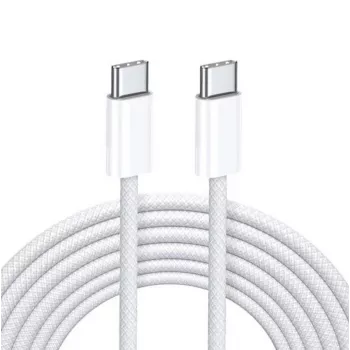 iLike 65W USB-C do USB-C Kabel 2M Biały