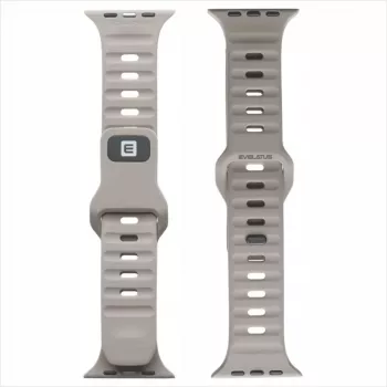 Evelatus Watch 42/44/45 Sport Silicone Loop Light Bluish Gray