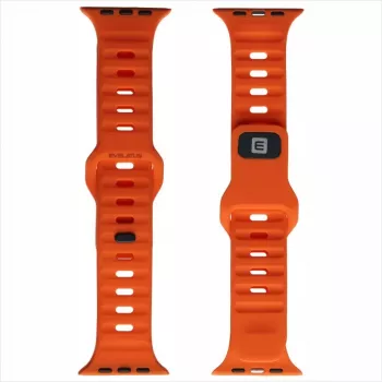 Evelatus Watch 42/44/45 Sport Silicone Loop Orange