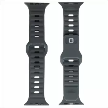 Evelatus Watch 38/40/41 Sport Silicone Loop Anthracite Gray