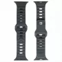 Evelatus Watch 42/44/45 Sport Silicone Loop Anthracite Gray