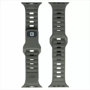 Evelatus Apple Watch 38/40/41mm Sport Silicone Loop Band Dark Green