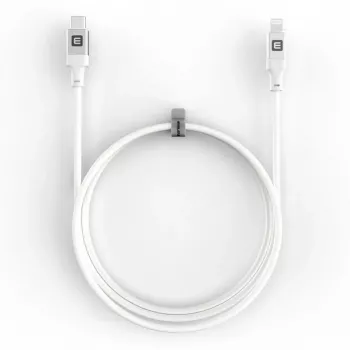 Evelatus USB-C to Lightning Cable 1.2m 60W (MFI09) Aluminum Housing Braided White