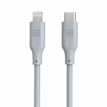Evelatus USB-C do Lightning Silikonowy Kabel 1.2m (MFI10CL) 60W / 20V 3A Biały
