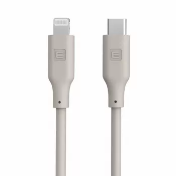 Evelatus USB-C do Lightning Silikonowy Kabel 1.2m (MFI10CL) 60W / 20V 3A Warm Gray