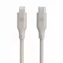 Evelatus USB-C do Lightning Silikonowy Kabel 1.2m (MFI10CL) 60W / 20V 3A Warm Gray