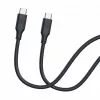 Evelatus USB-C do USB-C Kabel Silikonowy 1,2m 60W / 20V 3A Czarny