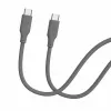 Evelatus USB-C do USB-C Kabel Silikonowy 1.2m 60W PD Szary