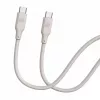 Evelatus USB-C do USB-C Kabel Silikonowy 1,2m 60W / 20V 3A Ciepły Szary