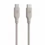 Evelatus USB-C do USB-C Kabel Silikonowy 1,2m 60W / 20V 3A Ciepły Szary