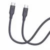 Evelatus USB-C do USB-C Kabel Silikonowy 1.2m 60W 20V/3A Niebieski