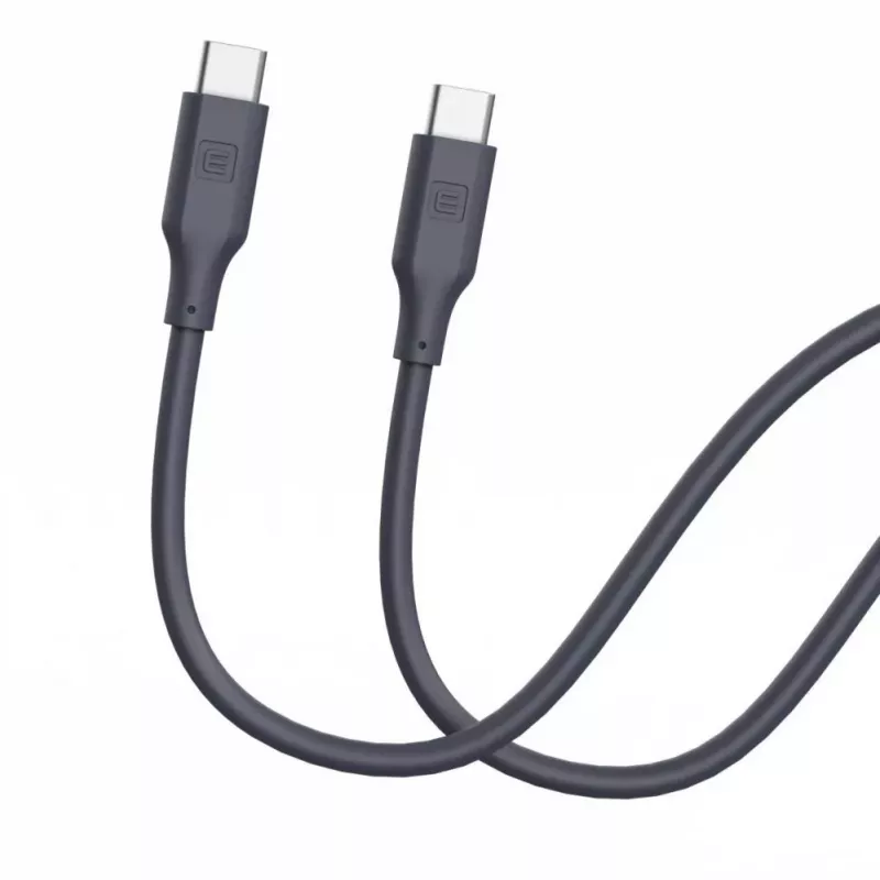 Evelatus USB-C do USB-C Kabel Silikonowy 1.2m 60W 20V/3A Niebieski