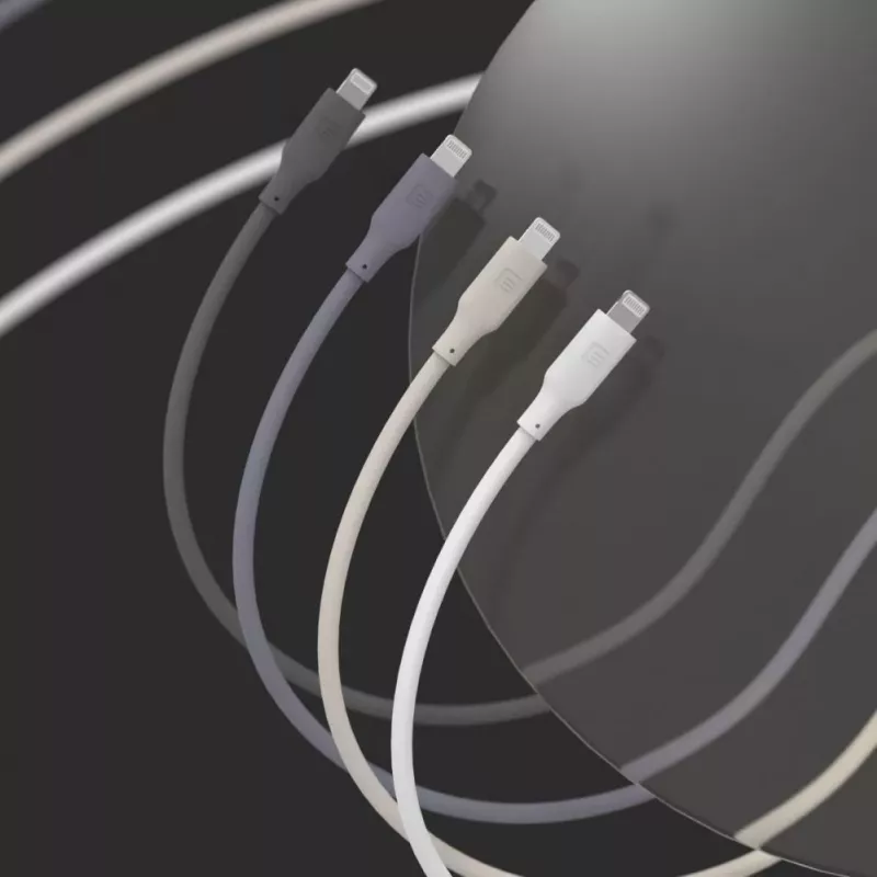 Evelatus USB-C do USB-C Kabel Silikonowy 1.2m 60W 20V/3A Niebieski