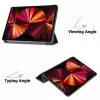 iLike iPad Pro 11 4th Gen Tri-Fold Eco-Leather Stand Case Black