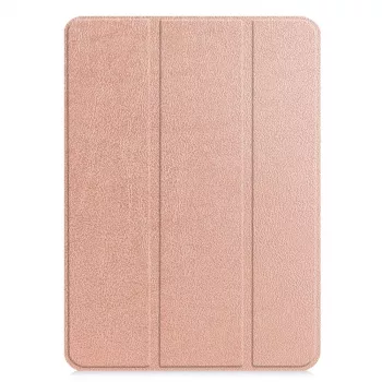 iLike iPad Pro 11 4th Gen Tri-Fold Eco-Leather Stand Case Rose Gold