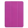 iLike Galaxy Tab S9 Ultra 14.6 Tri-Fold Eco-Leather Stand Case Purple