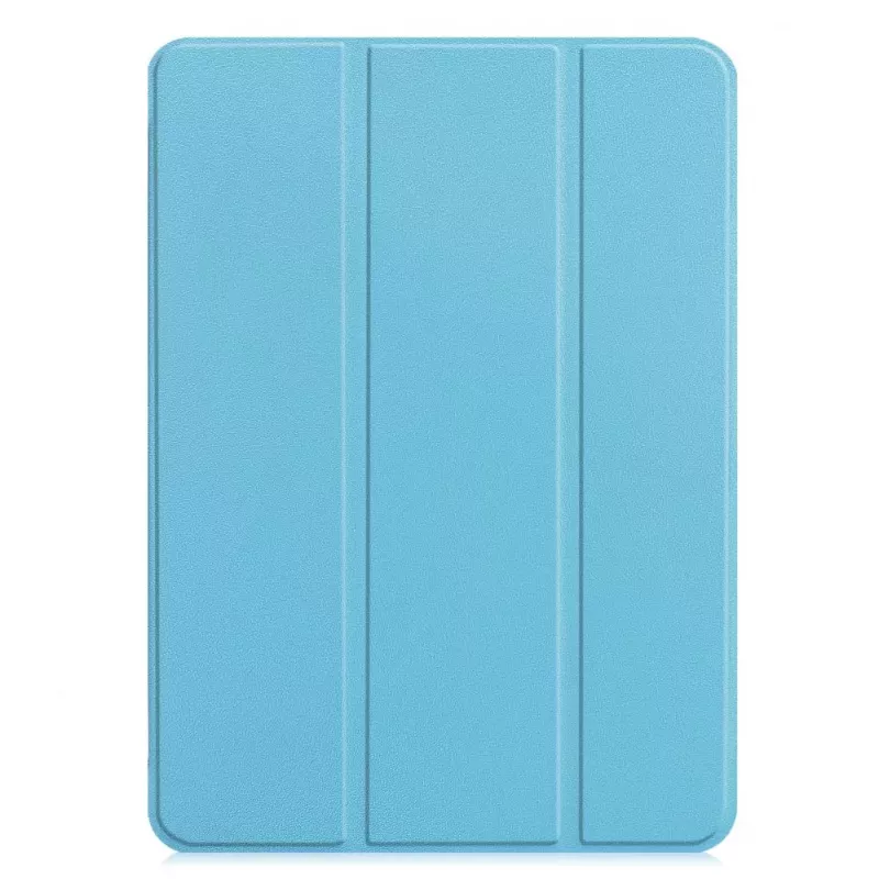 iLike Galaxy Tab S9 Plus 12.4 Tri-Fold Eco-Leather Stand Case Sky Blue
