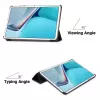 iLike IdeaTab M10 Plus 10.6 3rd Gen TB125 / TB128 Tri-Fold Eco-Leather Stand Case Sky Blue