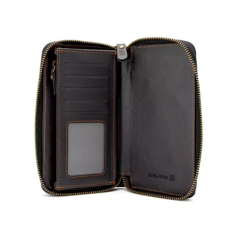 Evelatus Universal Multifunctional Wallet Wristband Leather Black