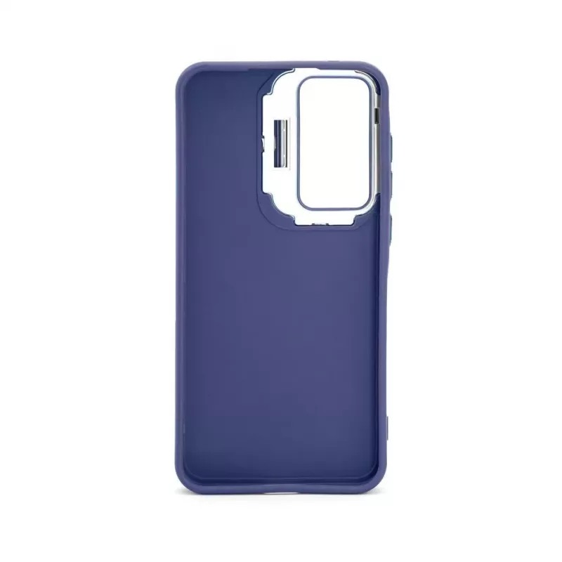 iLike Samsung Galaxy A15 Hybrid Case with Camera Stand Blue
