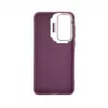 iLike Samsung Galaxy A15 Hybrid Case z Uchwytem na Aparat Śliwkowy