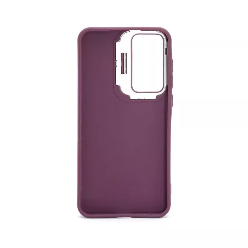 iLike Samsung Galaxy A15 Hybrid Case z Uchwytem na Aparat Śliwkowy