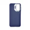 iLike Samsung Galaxy A55 Hybrid Case with Camera Stand Blue