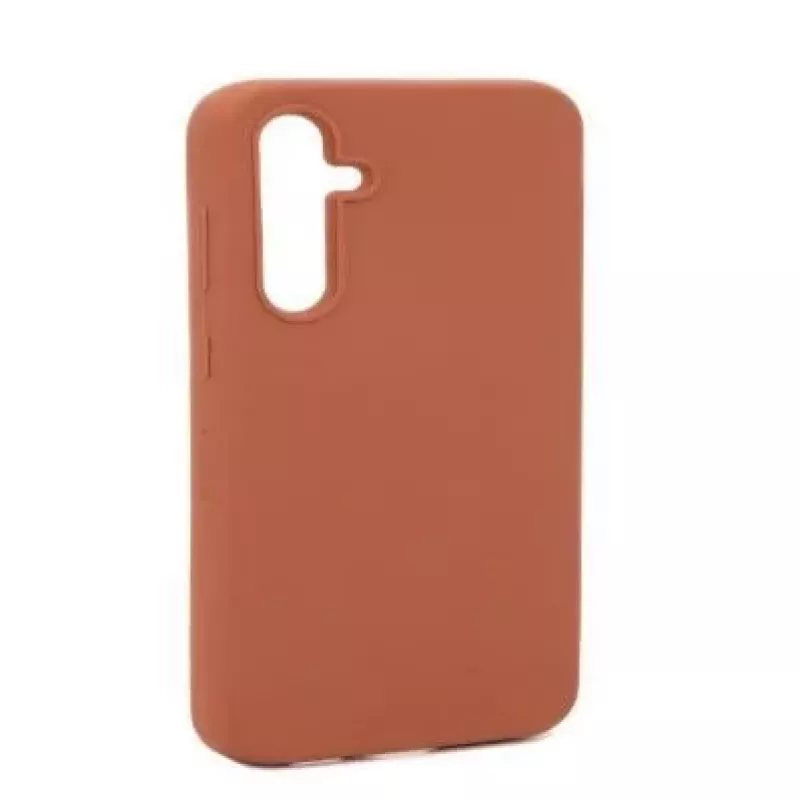 Evelatus Samsung Galaxy A54 Premium Soft Touch Silicone Case Saddle Brown
