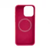 Evelatus Apple iPhone 15 Pro Max Premium MagSafe Soft Touch Silicone Case New Function Rose Red