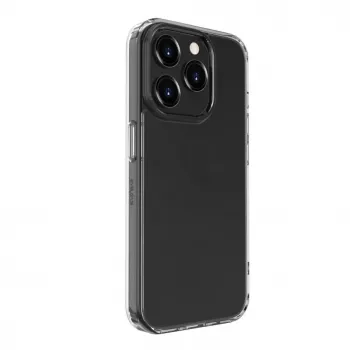 Evelatus Apple iPhone 15 Pro Max Military Shockproof Silicone Case TPU Transparent