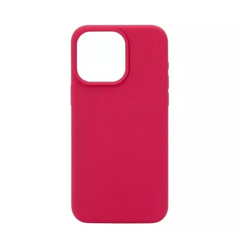 Connect Apple iPhone 15 Pro Premium Magsafe Soft Touch Silicone Case New Function Rose Red