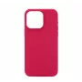 Connect Apple iPhone 15 Pro Premium Magsafe Soft Touch Silicone Case New Function Rose Red