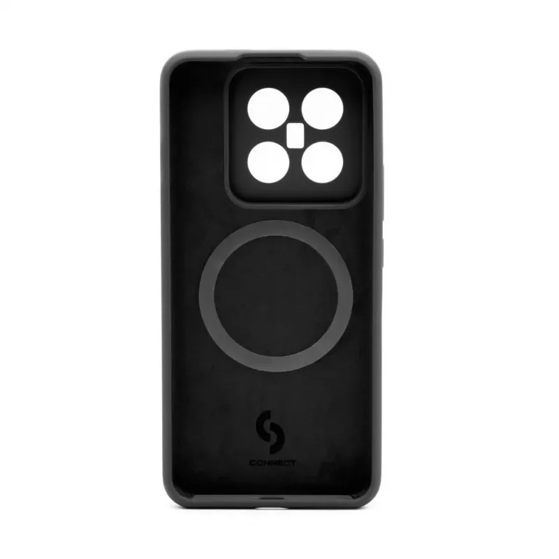Connect Etui Silikonowe Premium Magnetyczne Soft Touch do Xiaomi 14 Pro Czarny