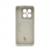 Connect Xiaomi 14 Pro Premium Quality Magnetic Soft Touch Silicone Case Grey