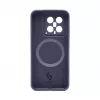 Connect Xiaomi 14 Pro Premium Quality Magnetic Soft Touch Silicone Case Midnight Blue