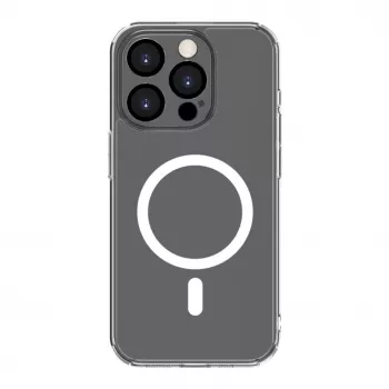 Connect Apple iPhone 14 Przezroczyste etui z magnesem i ochroną aparatu
