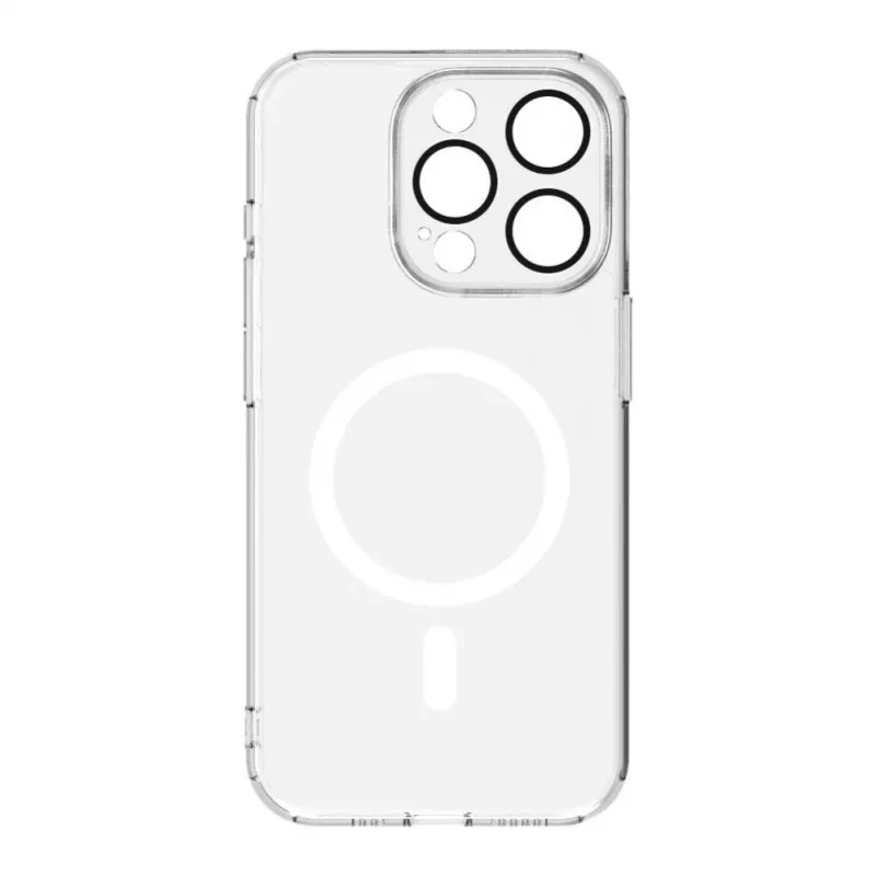 Connect Apple iPhone 14 Pro Max Clear Case With Magnetic and Camera Protection Transparent