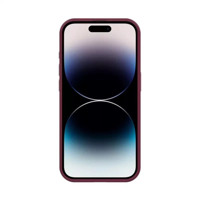 Connect Apple iPhone 15 Pro Hybrid Case With Magnetic PC+TPU Plum