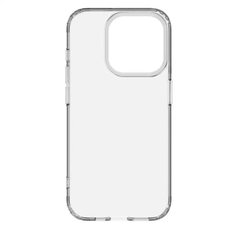 Connect Apple iPhone 15 Przeciwwstrząsowe Silikonowe Etui Wojskowe Przezroczyste