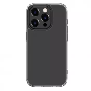 Connect Apple iPhone 15 Przeciwwstrząsowe Silikonowe Etui Wojskowe Przezroczyste