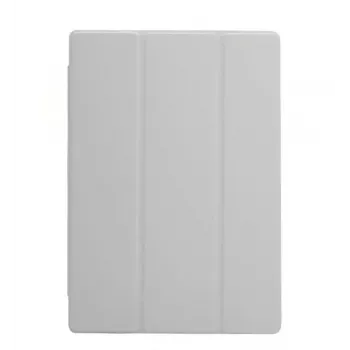 Connect Samsung Galaxy Tab A9 Folio Case z Mikrofibrą Wnętrze Srebrny