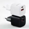 Evelatus USB-A i USB-C 30W Max EU Ładowarka Biała