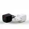 Evelatus USB-A i USB-C 30W Max EU Ładowarka Biała