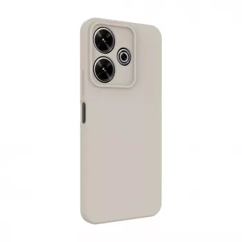 Connect Etui Silikonowe Premium Soft Touch do Xiaomi Redmi Note 13 4G Srebrny