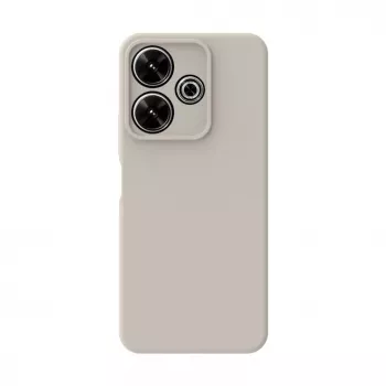 Connect Etui Silikonowe Premium Soft Touch do Xiaomi Redmi Note 13 Pro Plus Srebrny