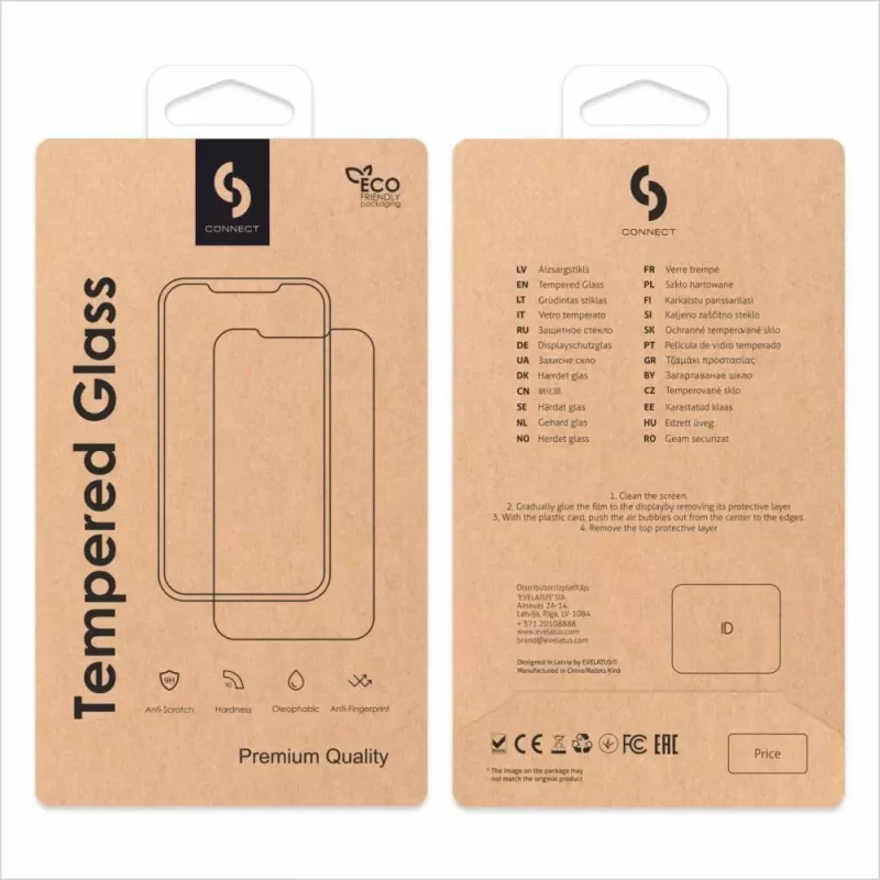 Connect Xiaomi Redmi Note 13 Pro 5G 2.5D Full Cover Japan Glue Glass Anti-Static Stronger Screen Protector