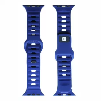 Evelatus Watch 42/44/45 Sport Silicone Loop Dark Blue