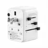 EVELATUS 35W World Travel Adapter z 1 PD USB-C, 2 USB-C, 2 USB-A, Biały