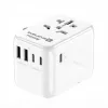 EVELATUS 35W World Travel Adapter z 1 PD USB-C, 2 USB-C, 2 USB-A, Biały