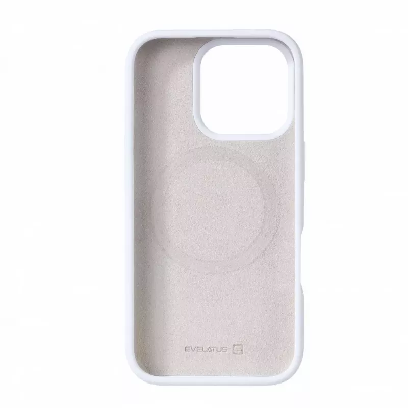 Evelatus Apple iPhone 16 Pro Premium MagSafe Soft Touch Silicone Case White